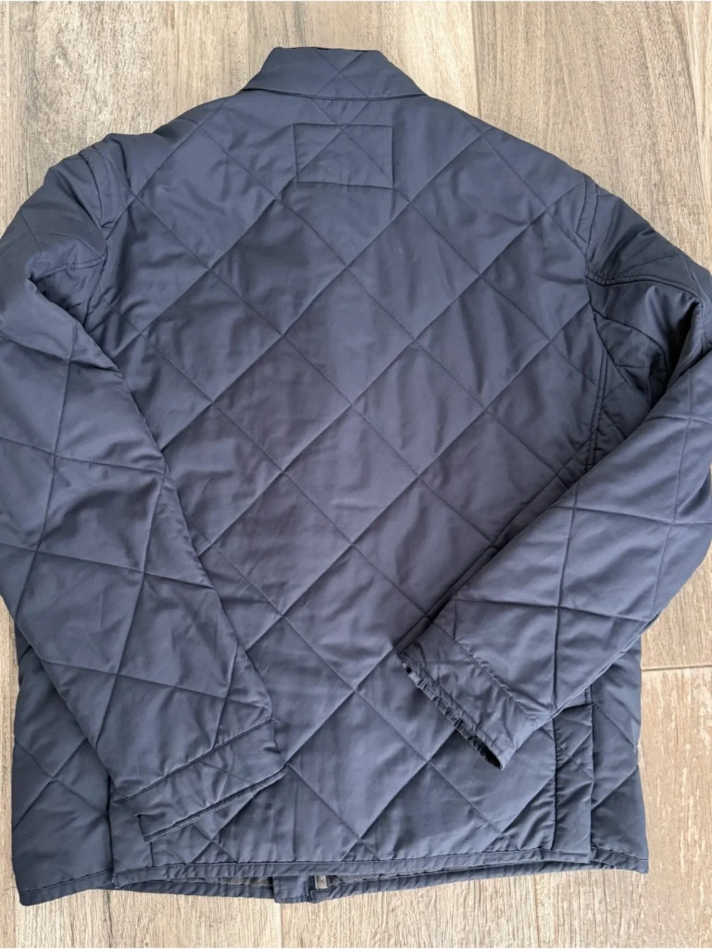 Quilted J Crew Sussex Barn Chore Jacket Sz XL Navy - Picture 3 of 10